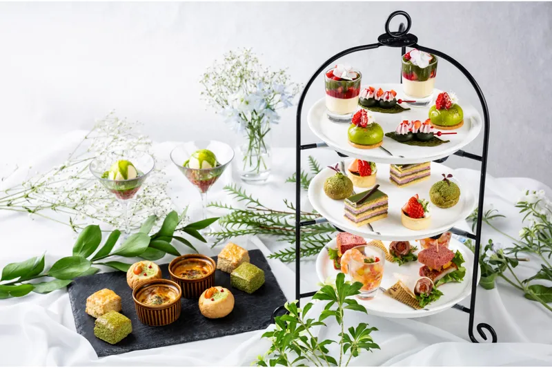 抹茶とベリーのアフタヌーンティー【グランドプリンスホテル新高輪】