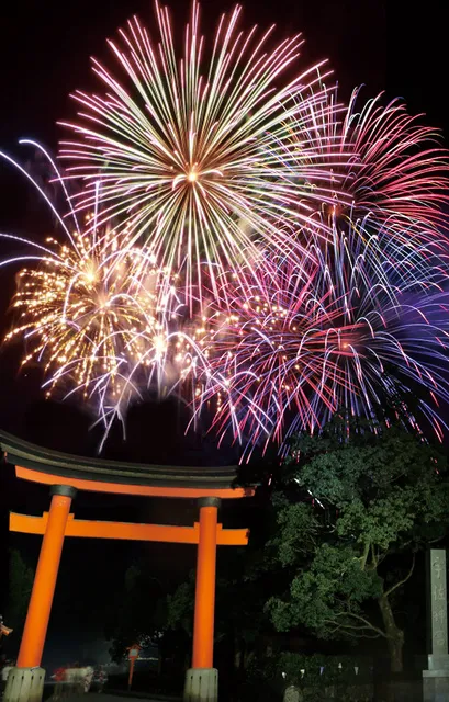 宇佐夏越祭 花火大会_1