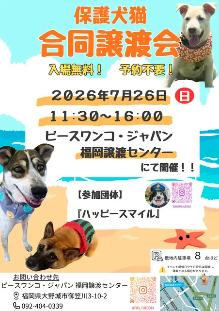 保護犬・猫合同譲渡会_1