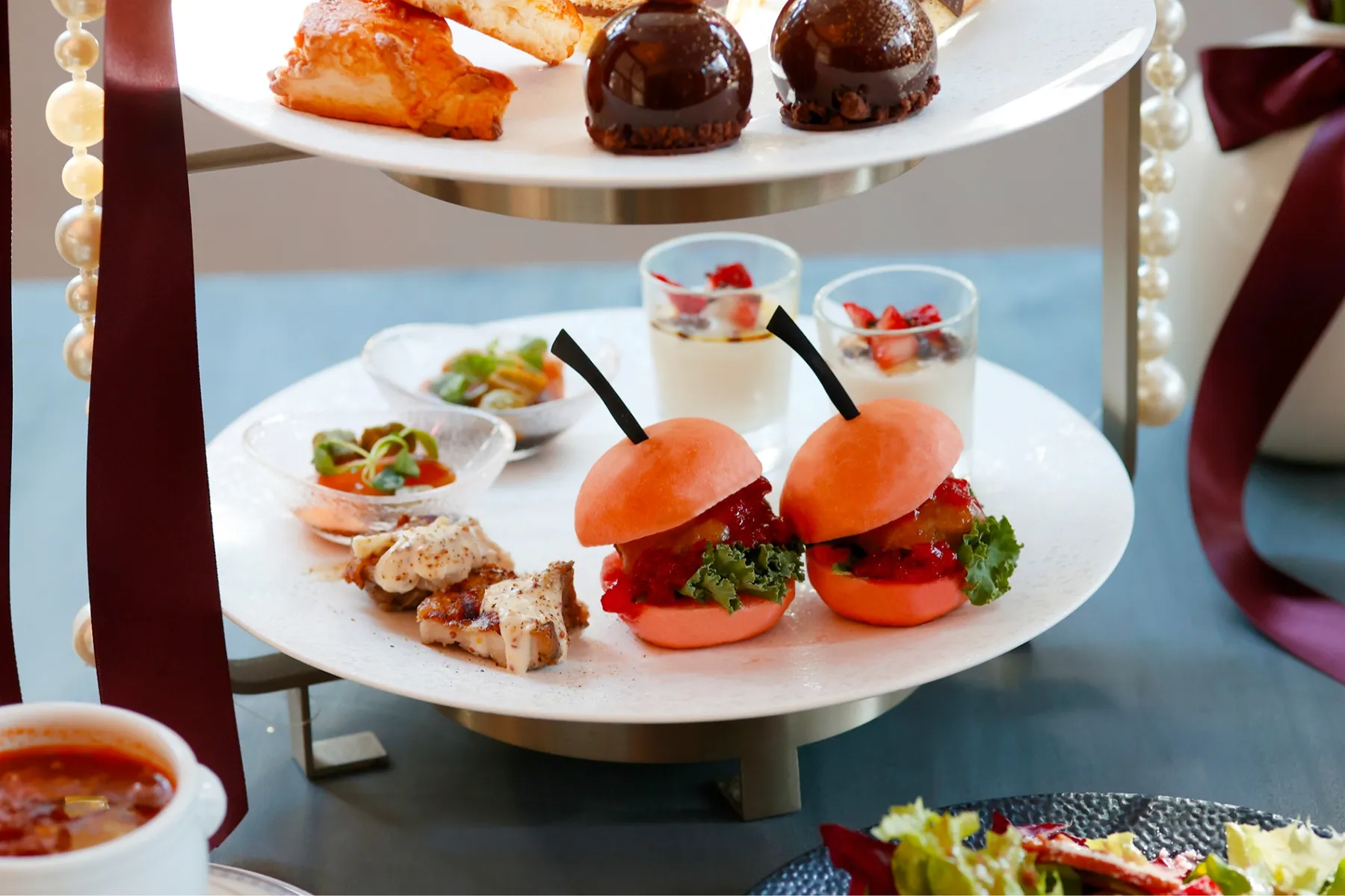 グロッシーショコラ&ストロベリー アフタヌーンティー【ザ ストリングス 表参道】_4