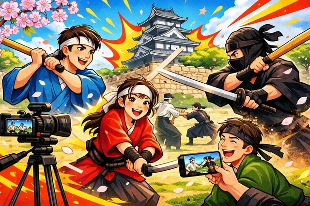 侍アクション体験！チャンバラ動画撮影ワークショップ（9月）_1