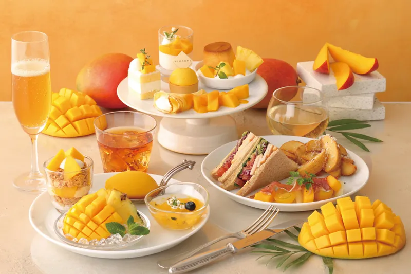 KIHACHIのアフタヌーンティー ～宮崎完熟マンゴースペシャル～【キハチ 青山本店】