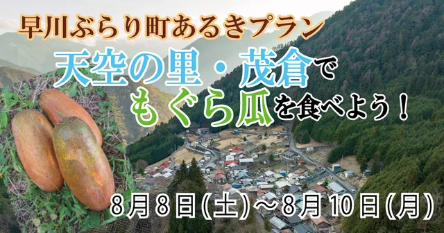 早川ぶらり町あるきプラン　天空の里・茂倉集落で「もぐら瓜」を食べよう！_1