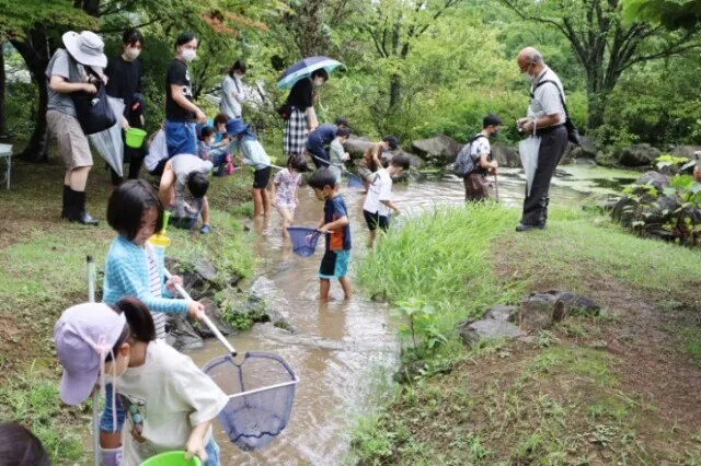 水辺の生き物観察会_1