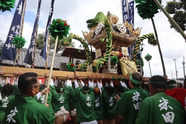 米田天神社秋祭り_1