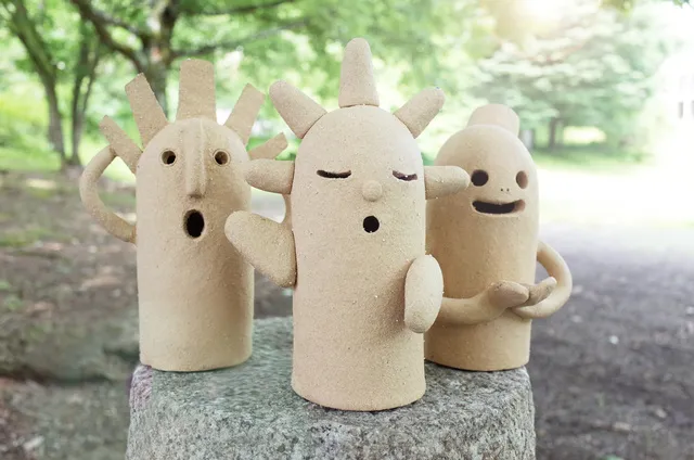 夏休み限定　陶芸　手びねり「The・はにわ」作り_1