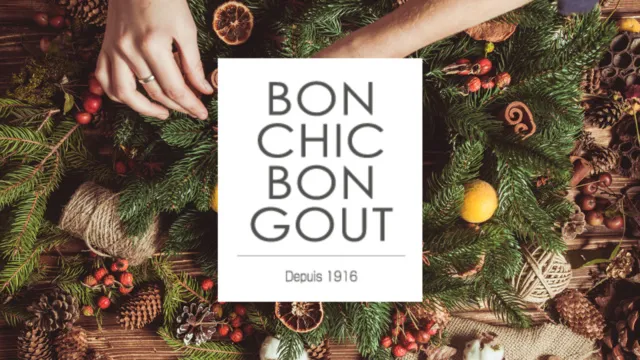 ナチュラルクリスマスリース制作体験　BON CHIC BON GOUT_1