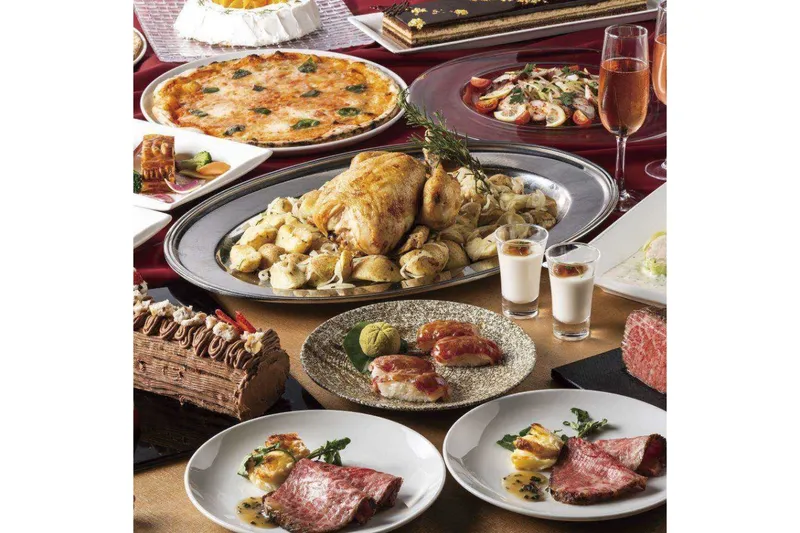 【クリスマス】国産牛ローストビーフやブッシュドノエルなど【レストラン ラ・ベランダ アパホテル＆リゾート横浜ベイタワー】