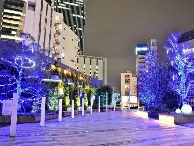 名古屋ルーセントタワーウィンターイルミネーション_1