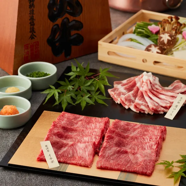 米沢牛と米沢豚のしゃぶしゃぶ食べ放題｜創業30周年記念_1