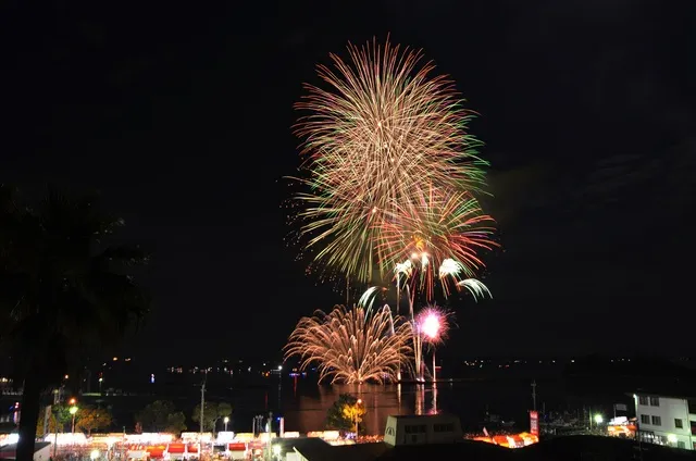 島原温泉ガマダス花火大会_1