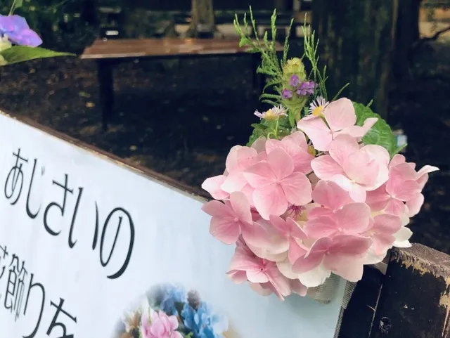 あじさいの花飾りをつくろう_1