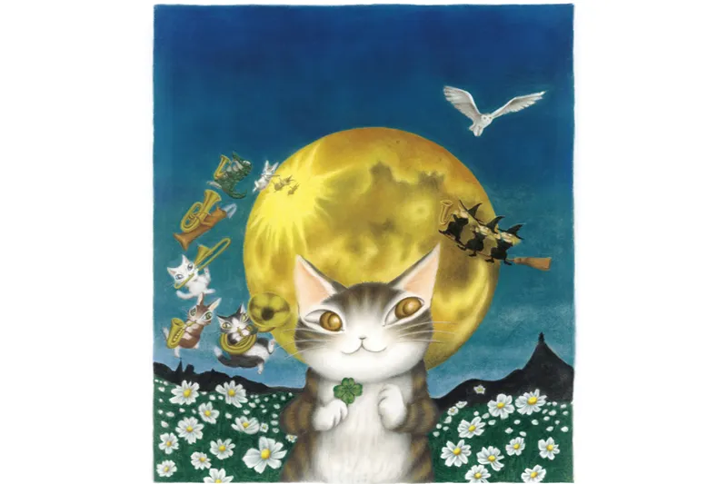 猫のダヤン“ぼくは運のいいねこ”展 7つの幸運(つき)を手にいれよう！‐Akiko Ikeda Art Exhibition-
