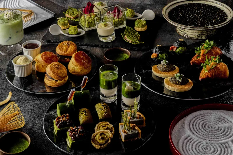 STREAM Afternoon Tea ～GREEN MEETS SESAMI～【SHIBUYA STREAM HOTEL】