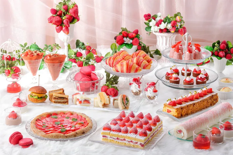サンドウィッチ＆スイーツビュッフェ ～ストロベリーコレクション～［第一弾］【ホテルニューオータニ幕張】