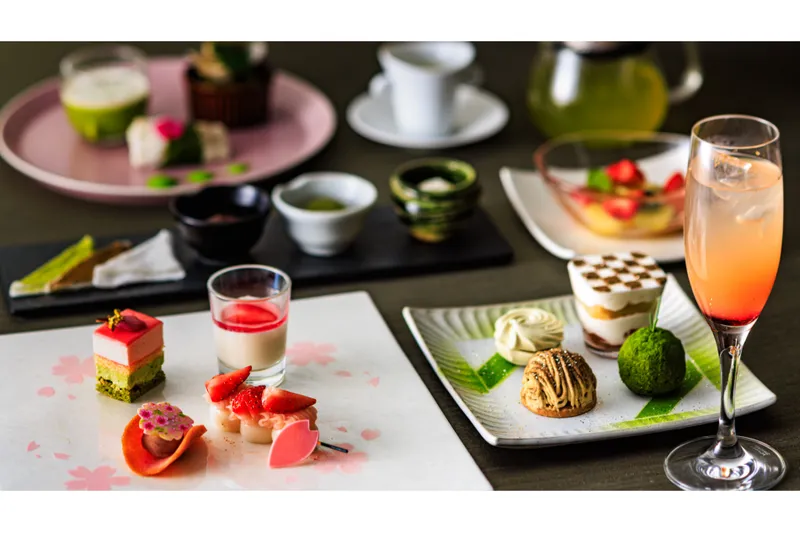 京都 福寿園×鎌倉プリンスホテル　お花見アフタヌーンティー【鎌倉プリンスホテル】