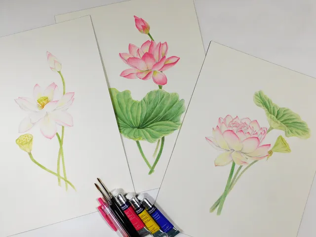 花蓮の交流展 写しハス_1