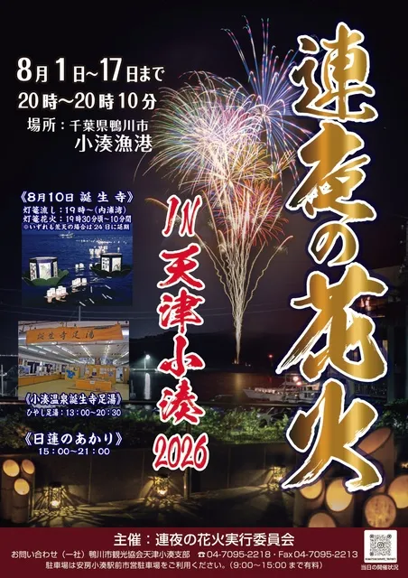 連夜の花火 IN 天津小湊 2026_1