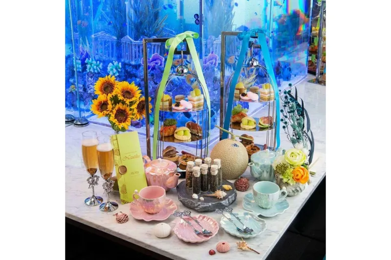 旬のメロンを味わう★プリンセスアフタヌーンティー【上野 アクアリウムレストラン Nautilus‐ノーチラス‐】