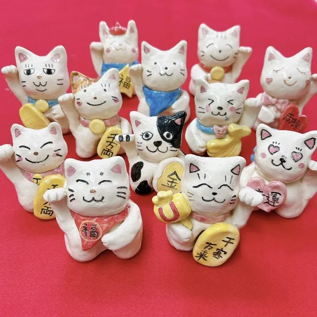 招き猫作り体験（イオンマリナタウン）_1