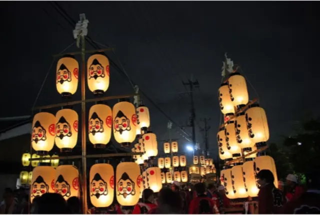 ススキ提灯献灯参拝行事（鴨都波神社秋季大祭）_1