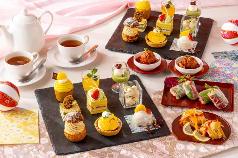 和風アフタヌーンティー【インターナショナルガーデンホテル成田】