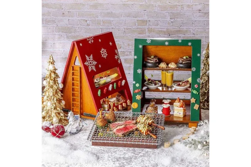 お肉が主役の『クリスマスミートアフタヌーンティー』【ヒルトン東京】