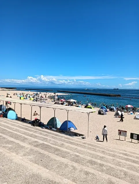 【海水浴】アジュール舞子海水浴場_1