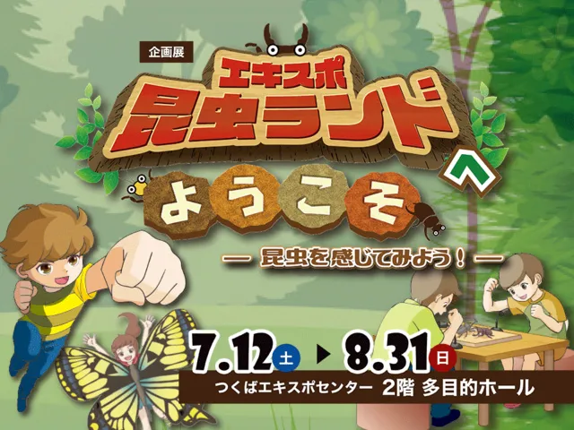 企画展「エキスポ昆虫ランドへようこそ　－昆虫を感じてみよう！－」_1