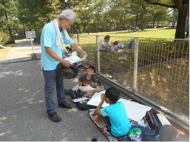夏休みイベント「スケッチ教室」_1
