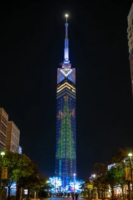 福岡タワークリスマスイルミネーション_1