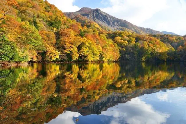 【紅葉】絵画のように彩る「十二湖」_1