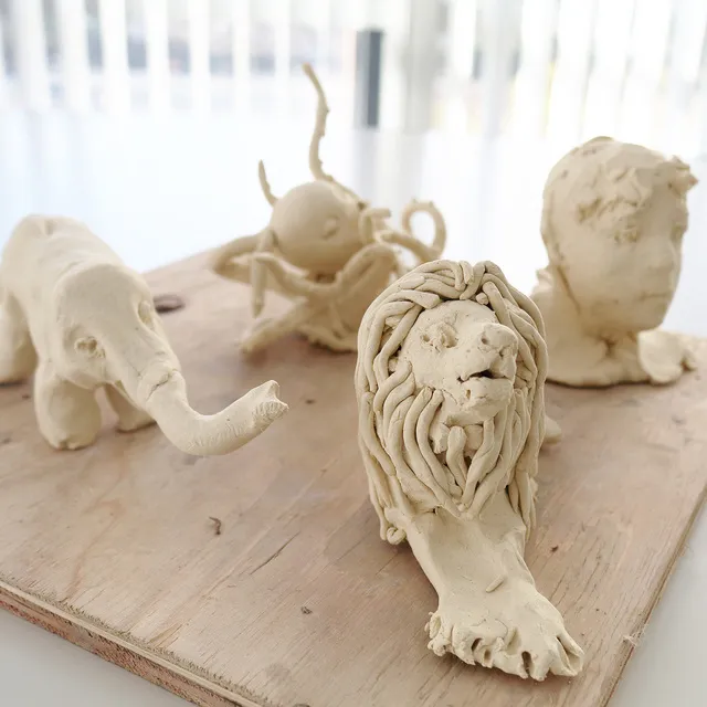 夏休み企画　日展作家が教えるKIDS造形教室 「陶芸ねんどでつくるどうぶつえん・すいぞくかん」_1