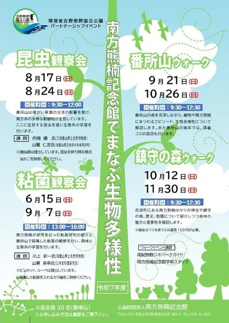 南方熊楠記念館でまなぶ生物多様性 粘菌観察会_1