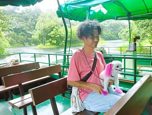 ペットと一緒に湖上遊覧_1