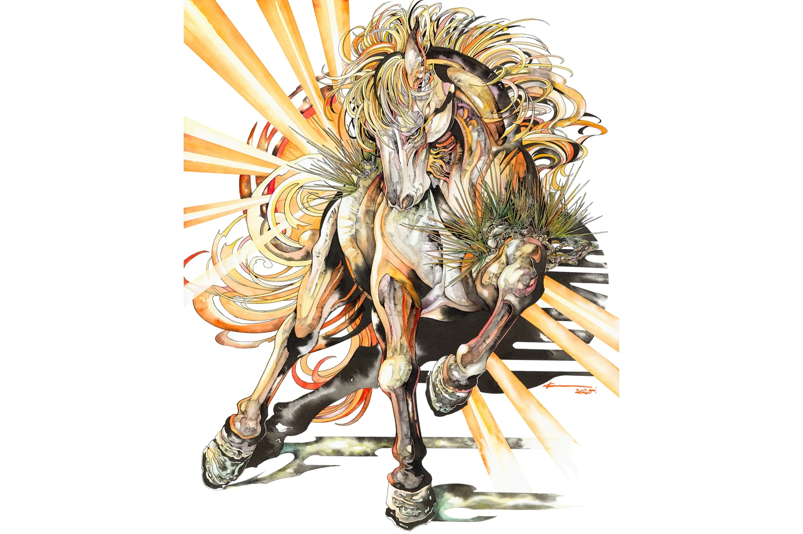 土屋秋恆 水墨画展「- HYPER ONENESS -」