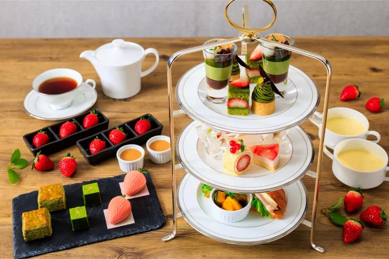 苺と抹茶のアフタヌーンティー【ホテル日航立川 東京】