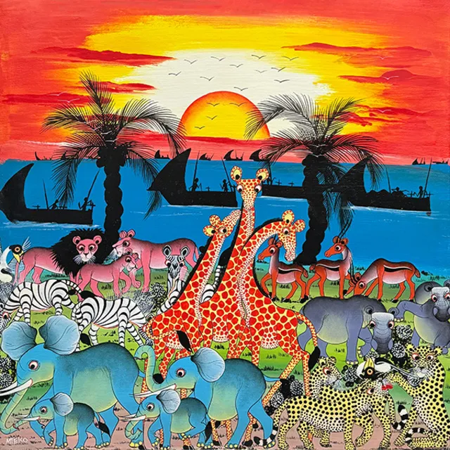 アフリカン現代アート ティンガティンガ原画展（横浜タカシマヤ店）_1
