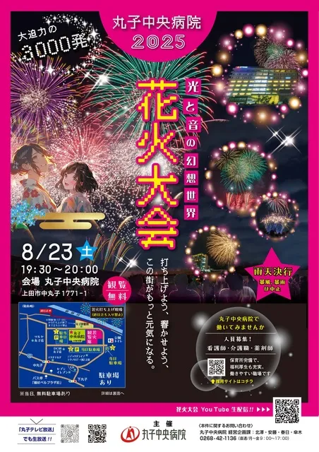 丸子中央病院花火大会2025_1