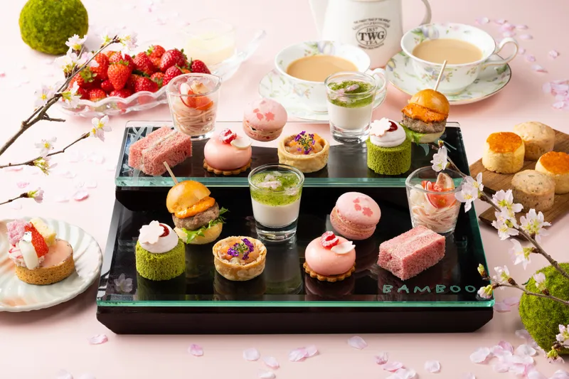 桜のアフタヌーンティー【シェラトン都ホテル東京】