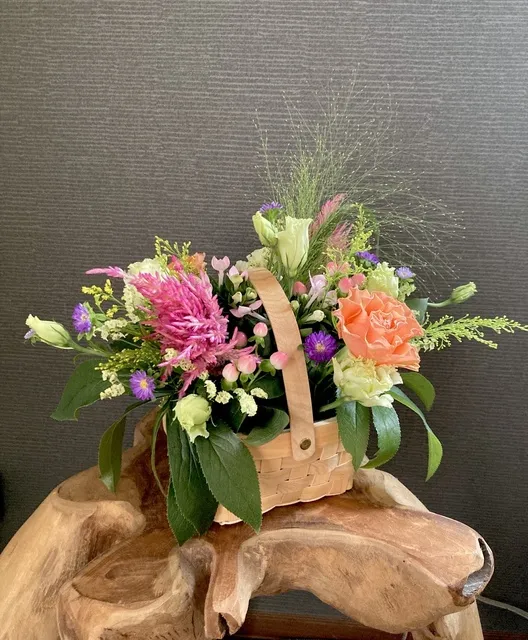 秋の彩りを楽しむ Flower Basket Workshop_1