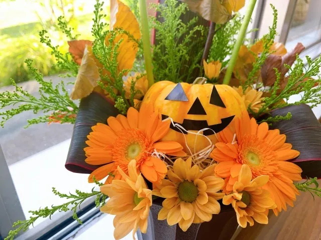 ハロウィンアレンジメント教室_1