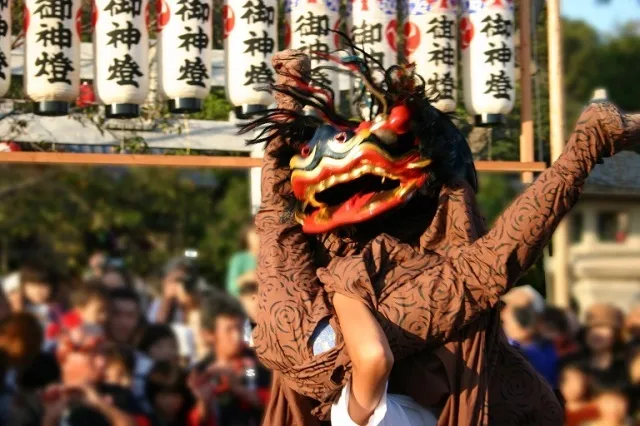 木ノ本の獅子舞_1