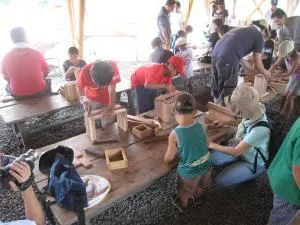広島市森林公園 トンカチキットで作品づくり_1