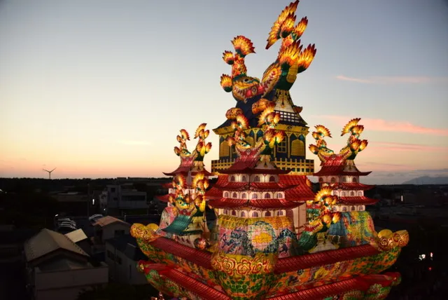 能代七夕 天空の不夜城_1