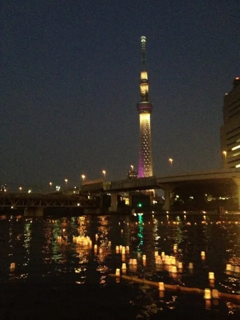 すみだ・浅草連携　隅田川とうろう流し_1