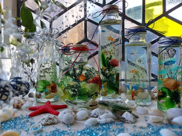 夏休み特別企画　小さなハーバリウム水族館_1