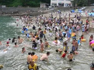雲見温泉無料サザエ狩り_1