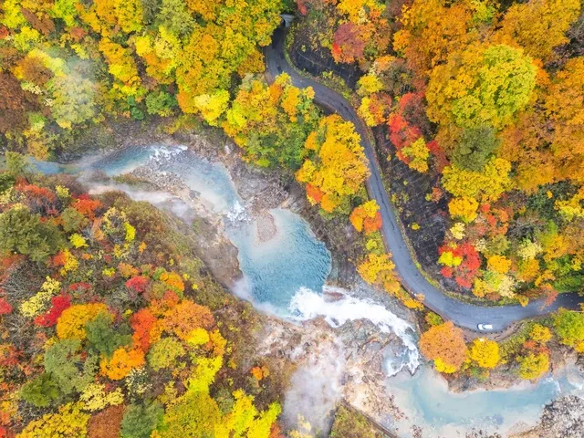 【紅葉・見ごろ】葛根田渓谷_1