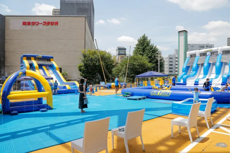 夏休み！ TOKYO TOWER ちびっこ エキサイティング WATER PARK